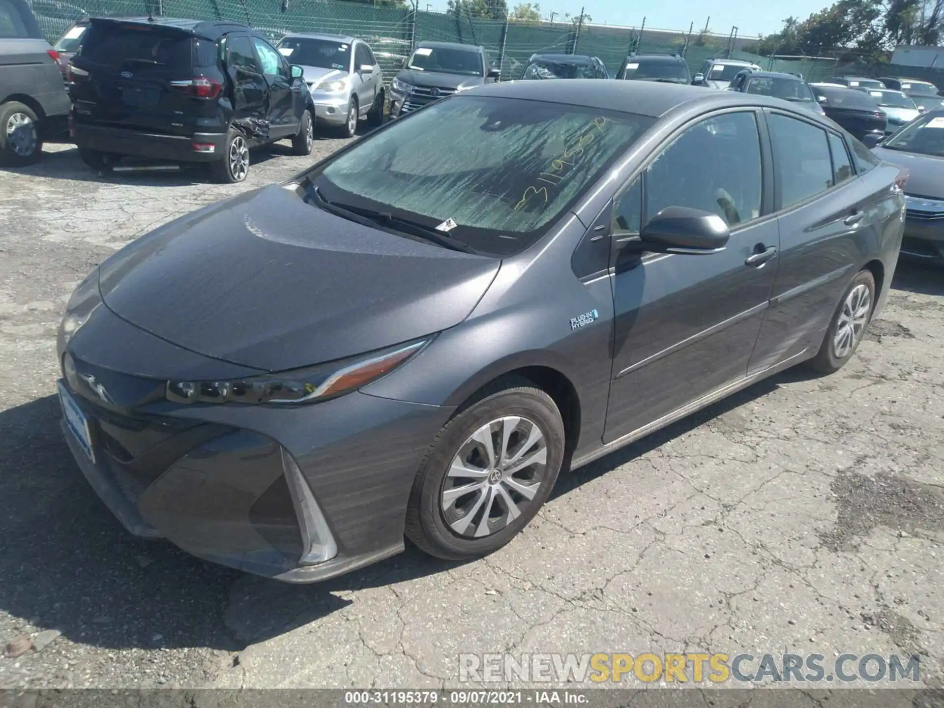 2 Photograph of a damaged car JTDKAMFP8M3196646 TOYOTA PRIUS PRIME 2021