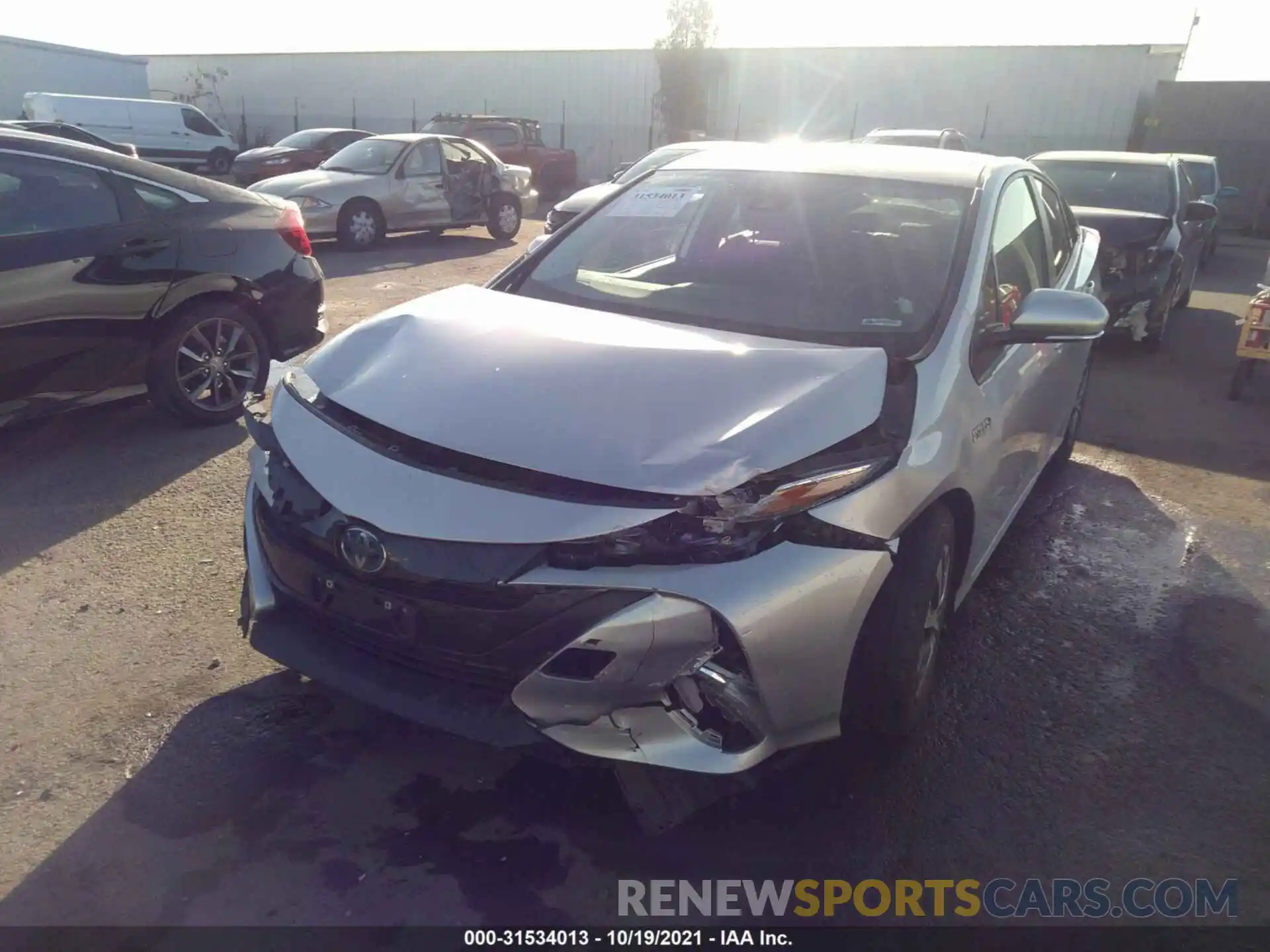 6 Photograph of a damaged car JTDKAMFP9M3165535 TOYOTA PRIUS PRIME 2021