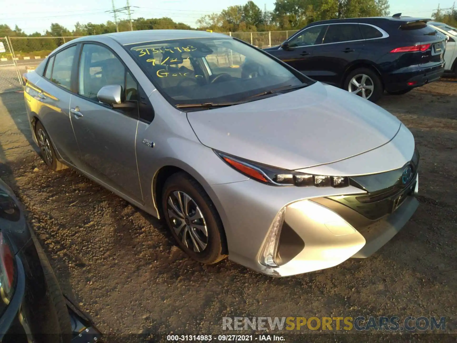 1 Photograph of a damaged car JTDKAMFP9M3169603 TOYOTA PRIUS PRIME 2021