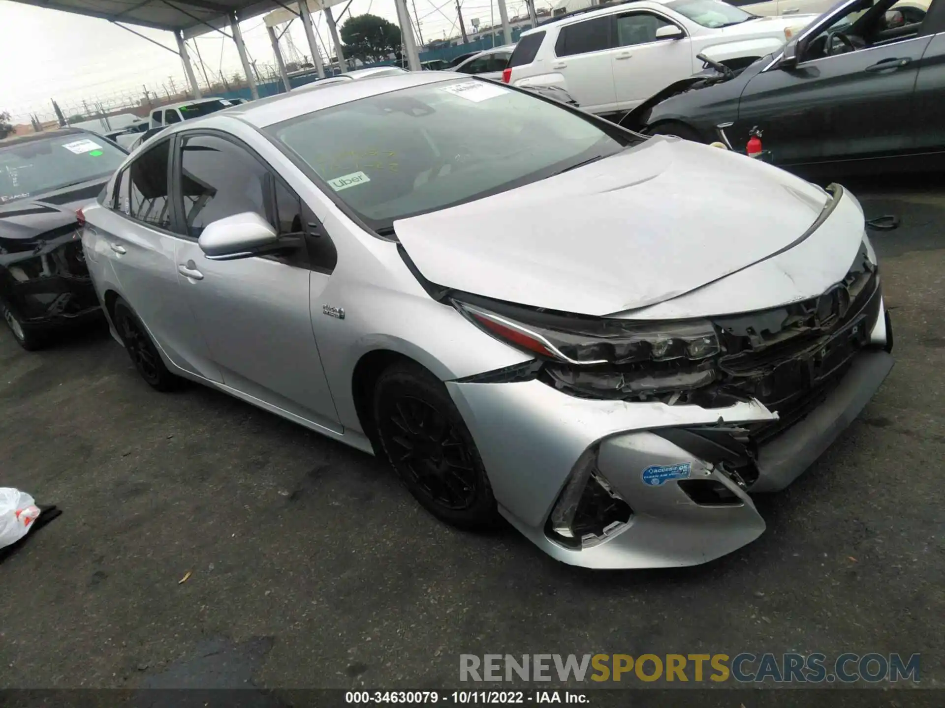 1 Photograph of a damaged car JTDKAMFP9M3173330 TOYOTA PRIUS PRIME 2021