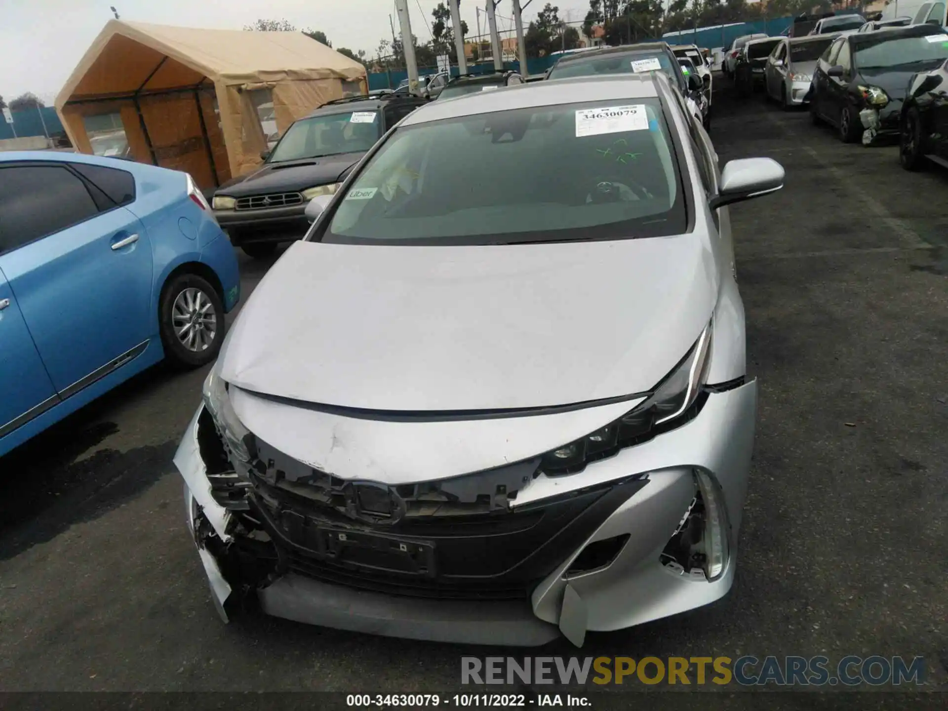 6 Photograph of a damaged car JTDKAMFP9M3173330 TOYOTA PRIUS PRIME 2021