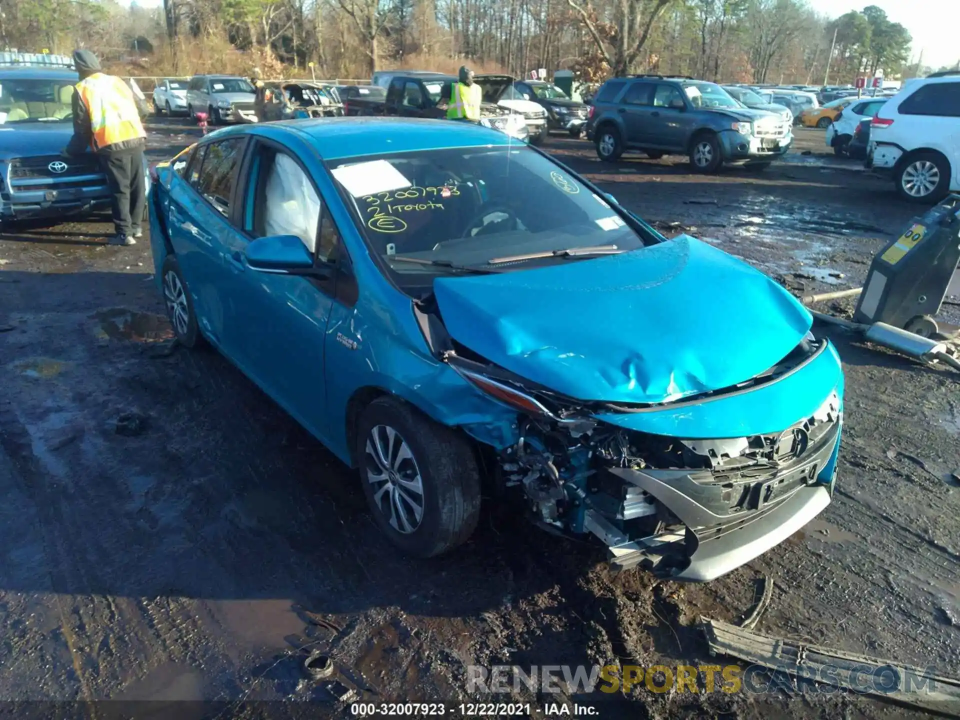 1 Photograph of a damaged car JTDKAMFP9M3174610 TOYOTA PRIUS PRIME 2021