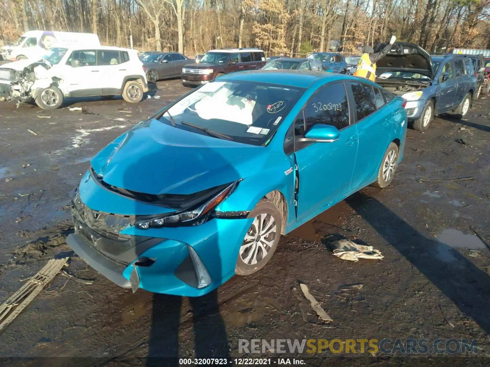 2 Photograph of a damaged car JTDKAMFP9M3174610 TOYOTA PRIUS PRIME 2021