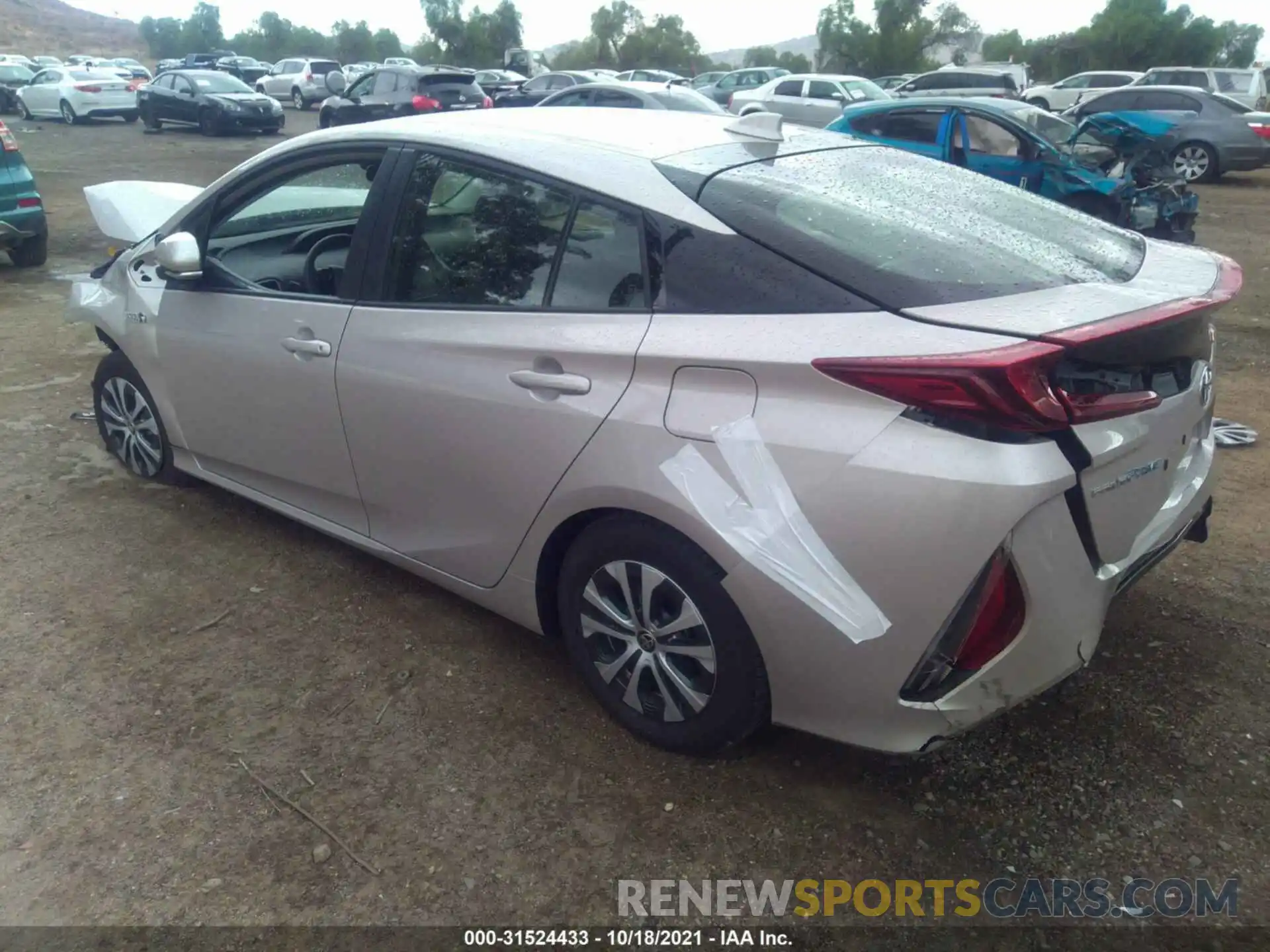 3 Photograph of a damaged car JTDKAMFP9M3179077 TOYOTA PRIUS PRIME 2021