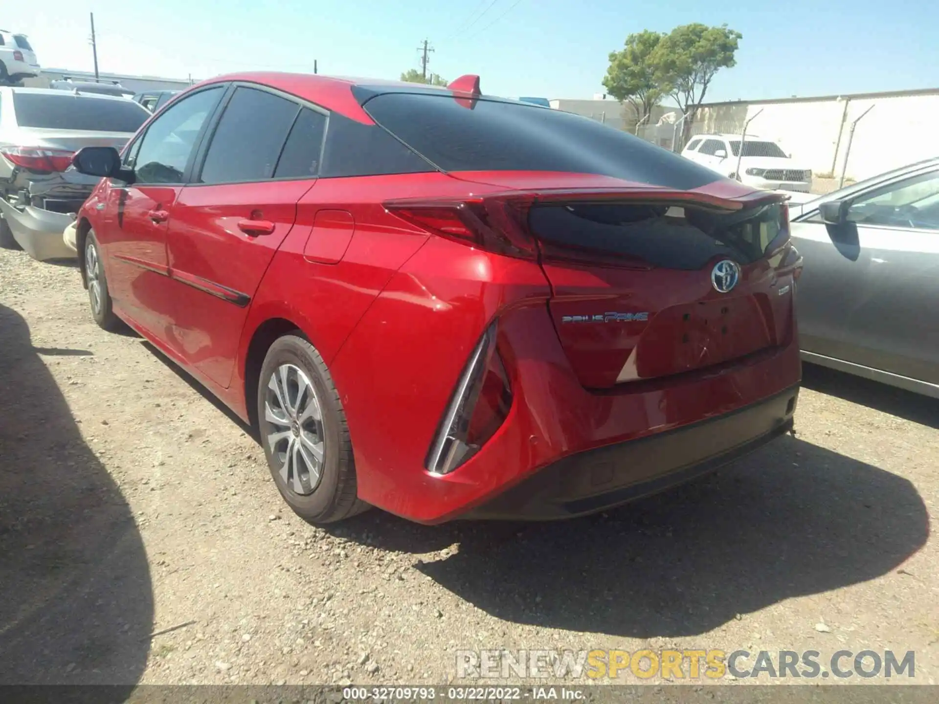 3 Photograph of a damaged car JTDKAMFP9M3183842 TOYOTA PRIUS PRIME 2021