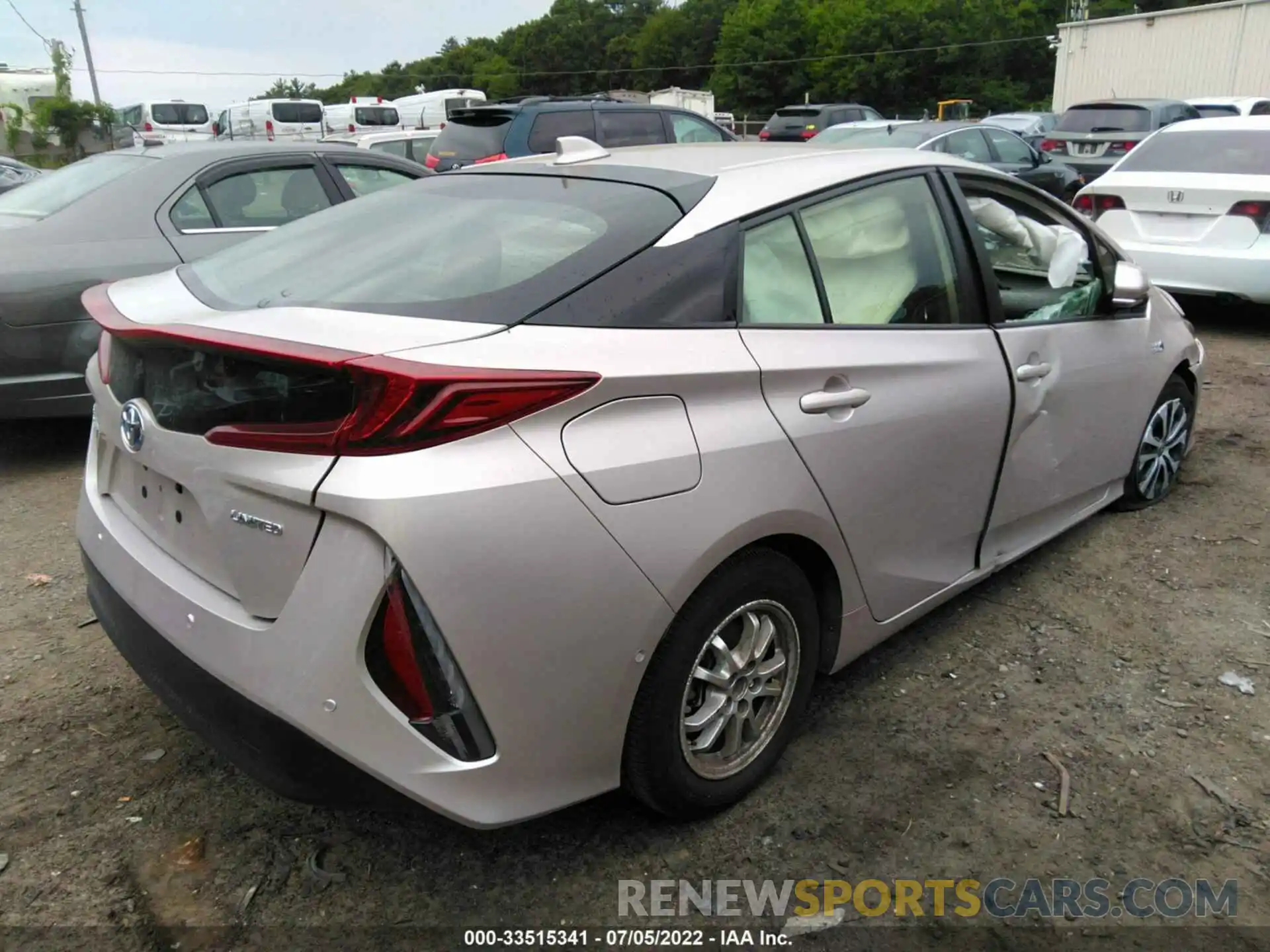 4 Photograph of a damaged car JTDKAMFP9M3185140 TOYOTA PRIUS PRIME 2021