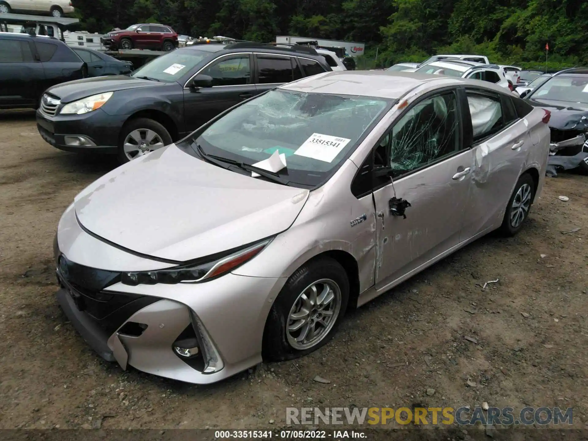 6 Photograph of a damaged car JTDKAMFP9M3185140 TOYOTA PRIUS PRIME 2021