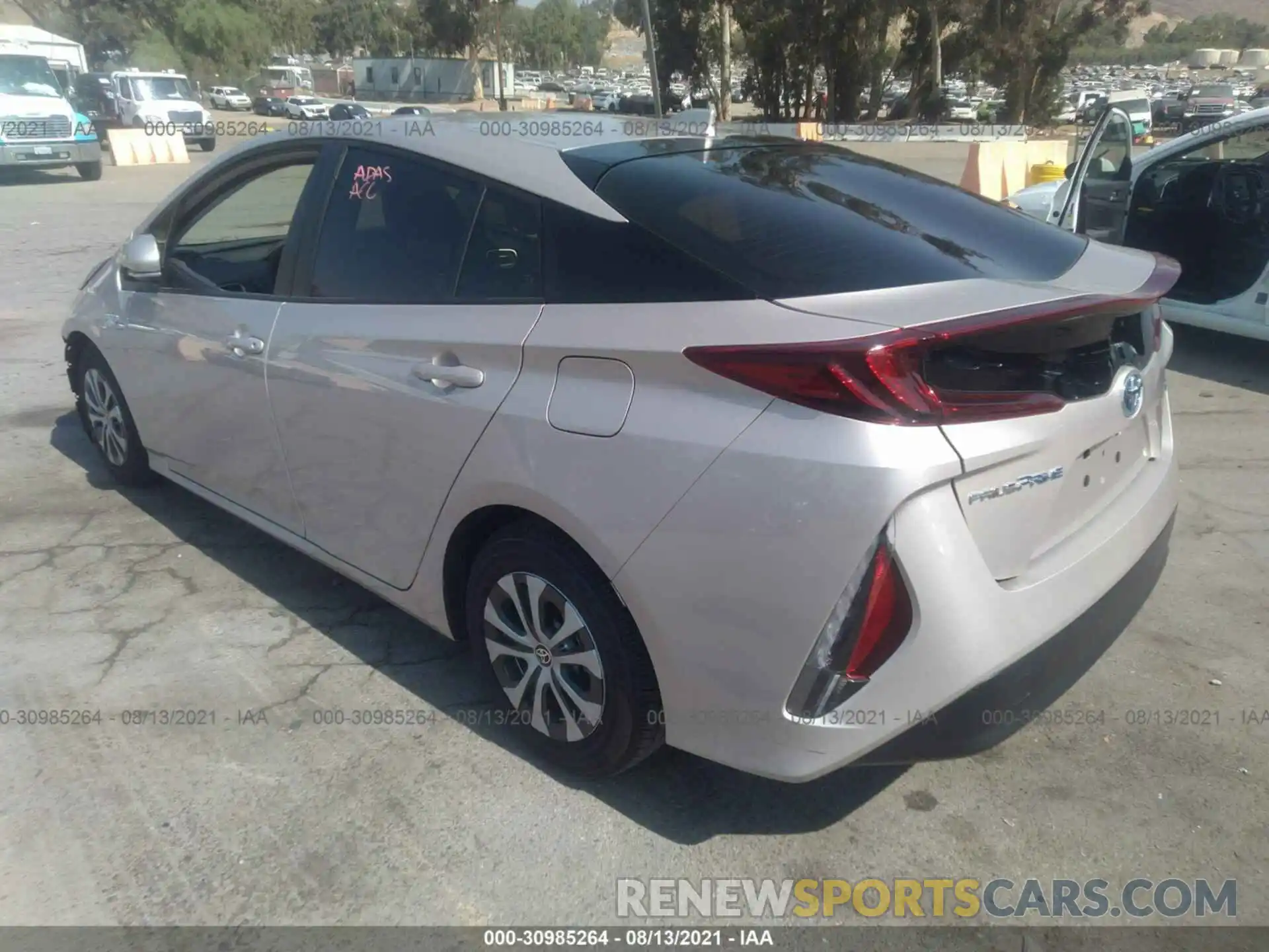 3 Photograph of a damaged car JTDKAMFP9M3189155 TOYOTA PRIUS PRIME 2021