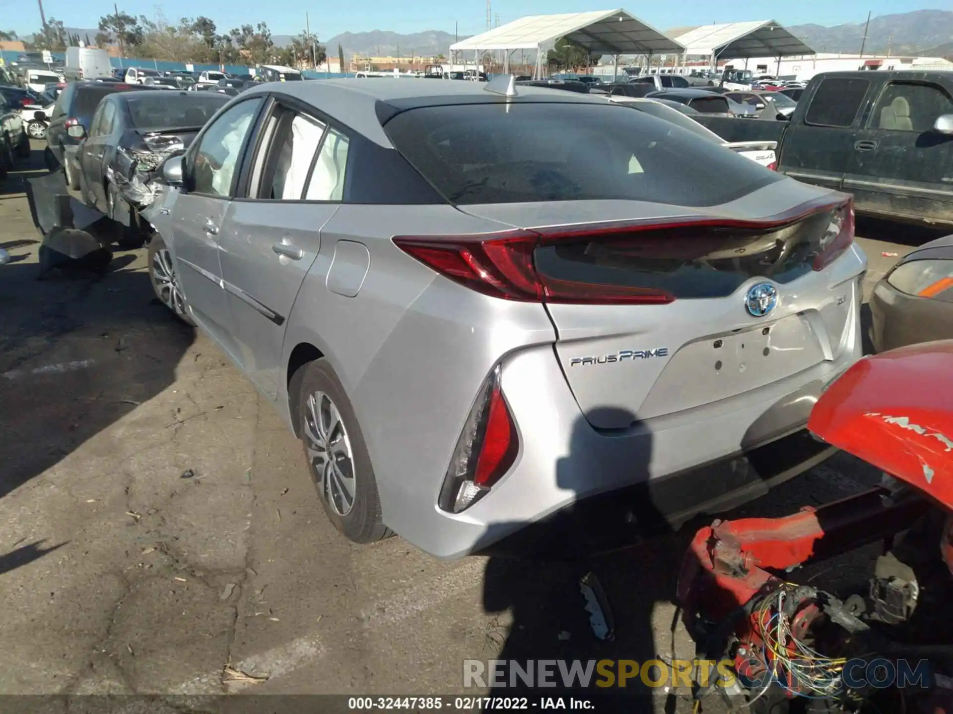 3 Photograph of a damaged car JTDKAMFP9M3190676 TOYOTA PRIUS PRIME 2021