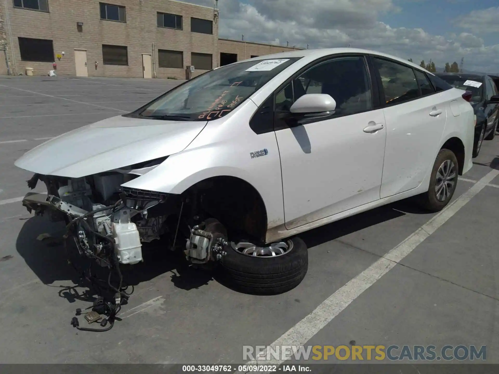 2 Photograph of a damaged car JTDKAMFP9M3194565 TOYOTA PRIUS PRIME 2021