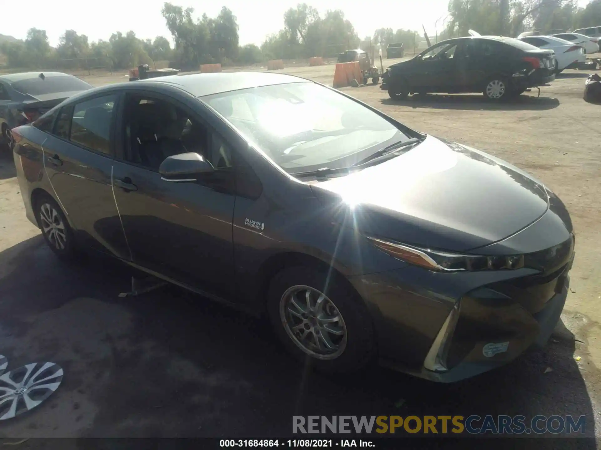 1 Photograph of a damaged car JTDKAMFPXM3168993 TOYOTA PRIUS PRIME 2021