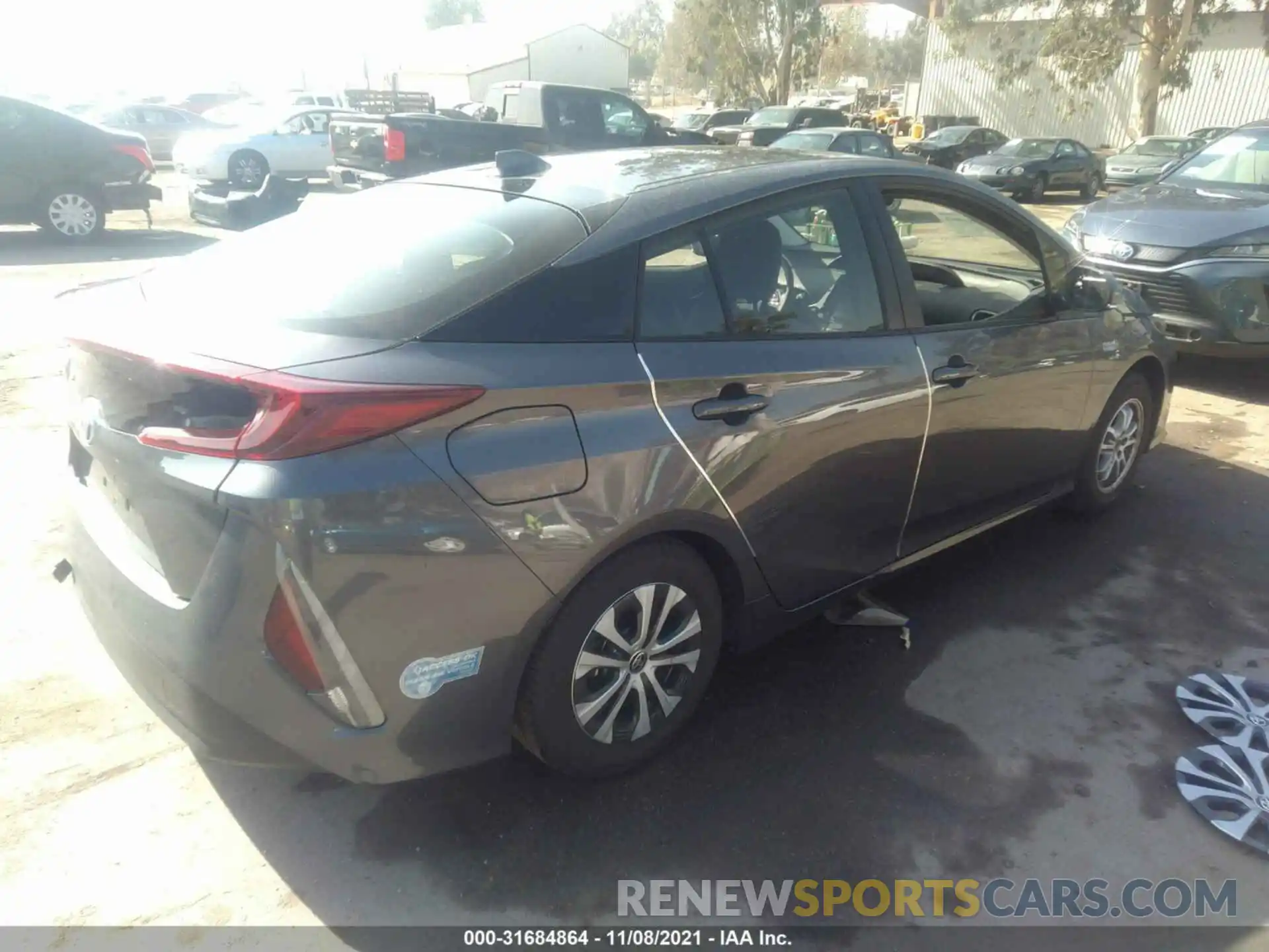 4 Photograph of a damaged car JTDKAMFPXM3168993 TOYOTA PRIUS PRIME 2021