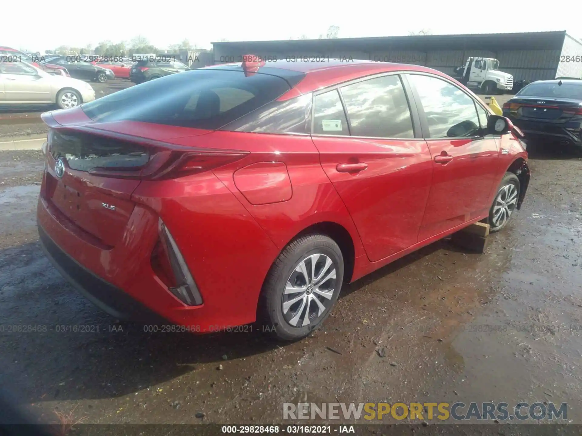 4 Photograph of a damaged car JTDKAMFPXM3170209 TOYOTA PRIUS PRIME 2021