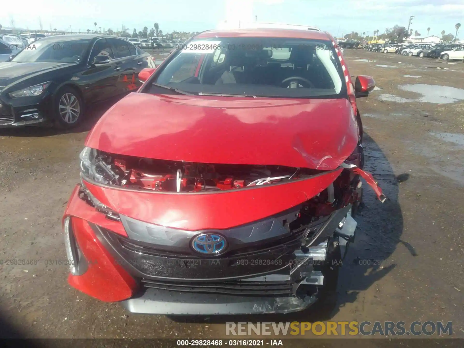 6 Photograph of a damaged car JTDKAMFPXM3170209 TOYOTA PRIUS PRIME 2021