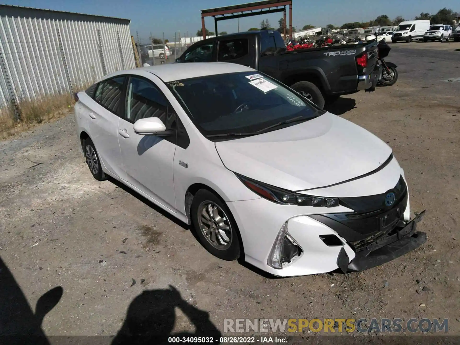 1 Photograph of a damaged car JTDKAMFPXM3173059 TOYOTA PRIUS PRIME 2021