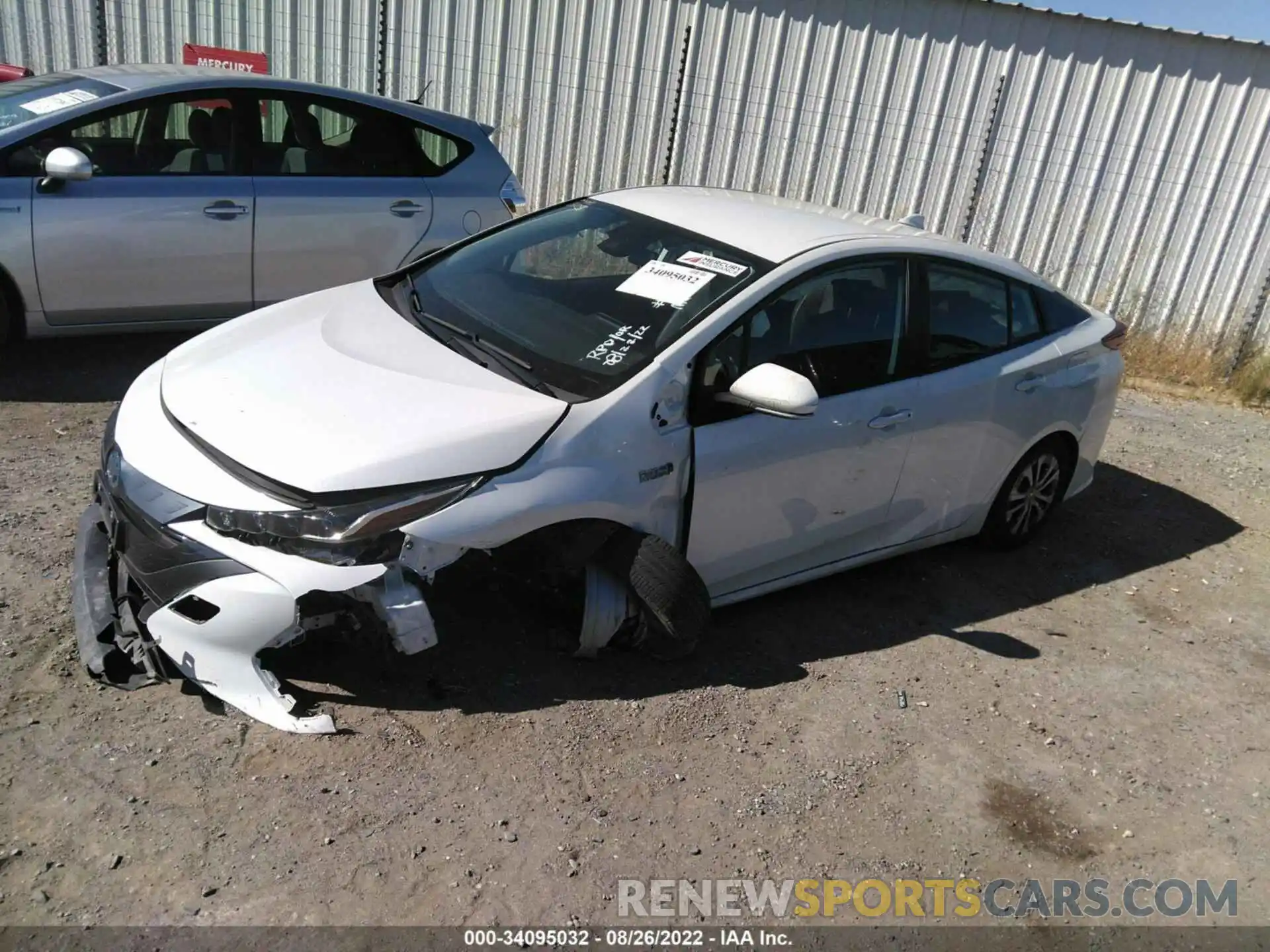 2 Photograph of a damaged car JTDKAMFPXM3173059 TOYOTA PRIUS PRIME 2021