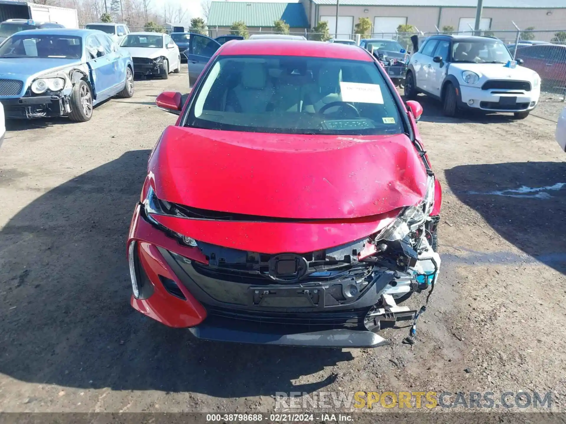 12 Photograph of a damaged car JTDKAMFPXM3173496 TOYOTA PRIUS PRIME 2021