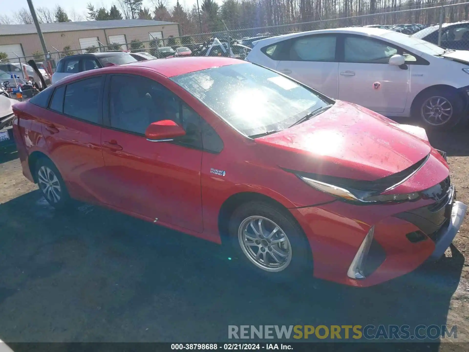 13 Photograph of a damaged car JTDKAMFPXM3173496 TOYOTA PRIUS PRIME 2021