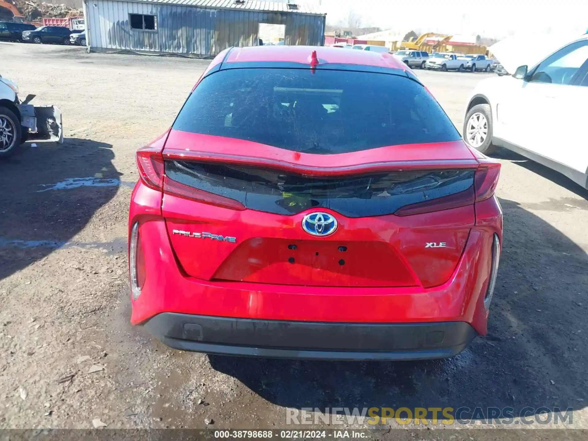 16 Photograph of a damaged car JTDKAMFPXM3173496 TOYOTA PRIUS PRIME 2021