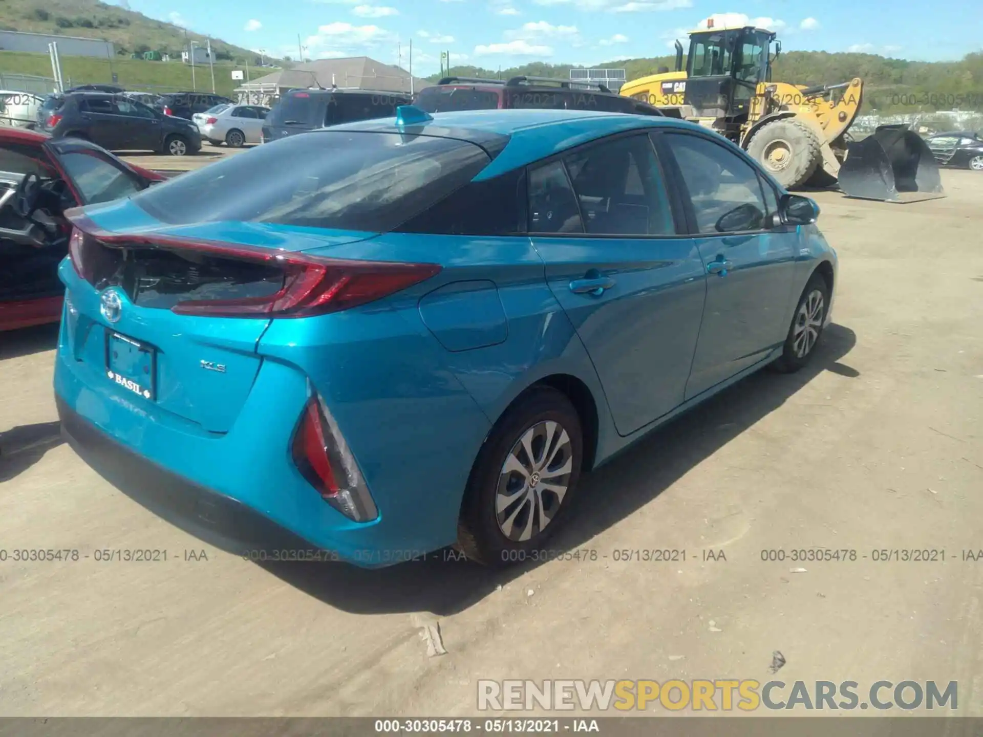 4 Фотография поврежденного автомобиля JTDKAMFPXM3173658 TOYOTA PRIUS PRIME 2021