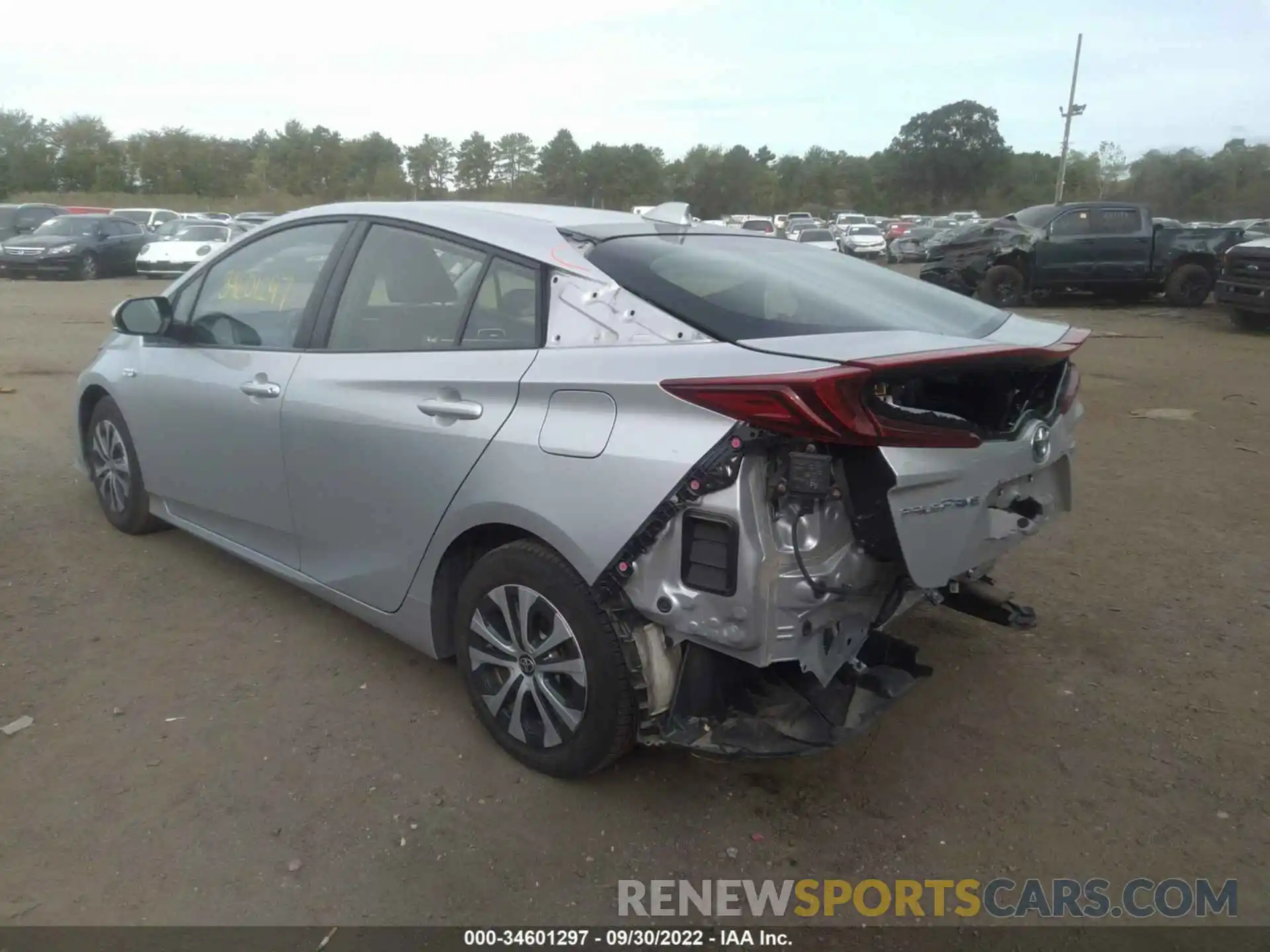 3 Photograph of a damaged car JTDKAMFPXM3174969 TOYOTA PRIUS PRIME 2021