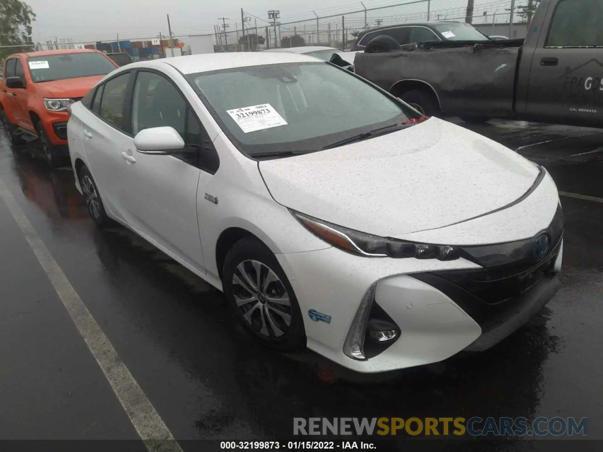 1 Photograph of a damaged car JTDKAMFPXM3186183 TOYOTA PRIUS PRIME 2021