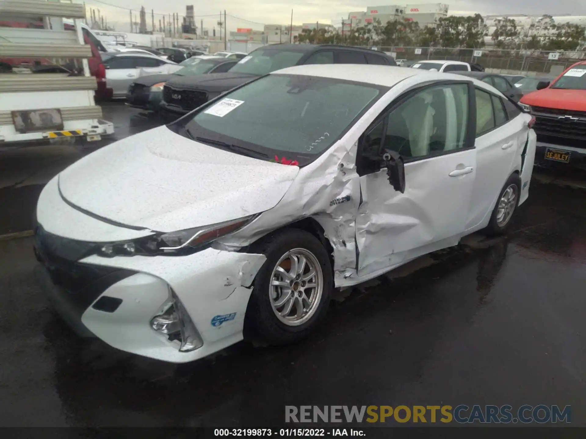 2 Photograph of a damaged car JTDKAMFPXM3186183 TOYOTA PRIUS PRIME 2021