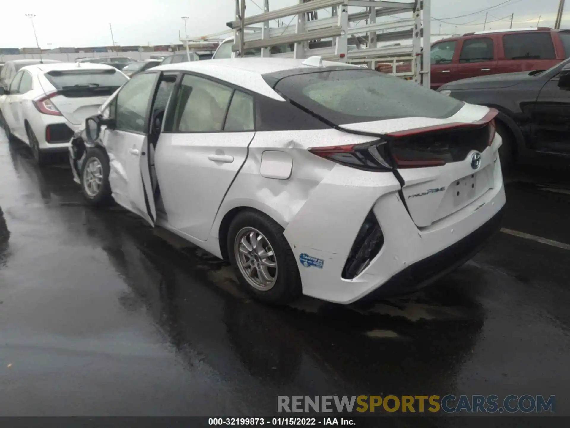 3 Photograph of a damaged car JTDKAMFPXM3186183 TOYOTA PRIUS PRIME 2021