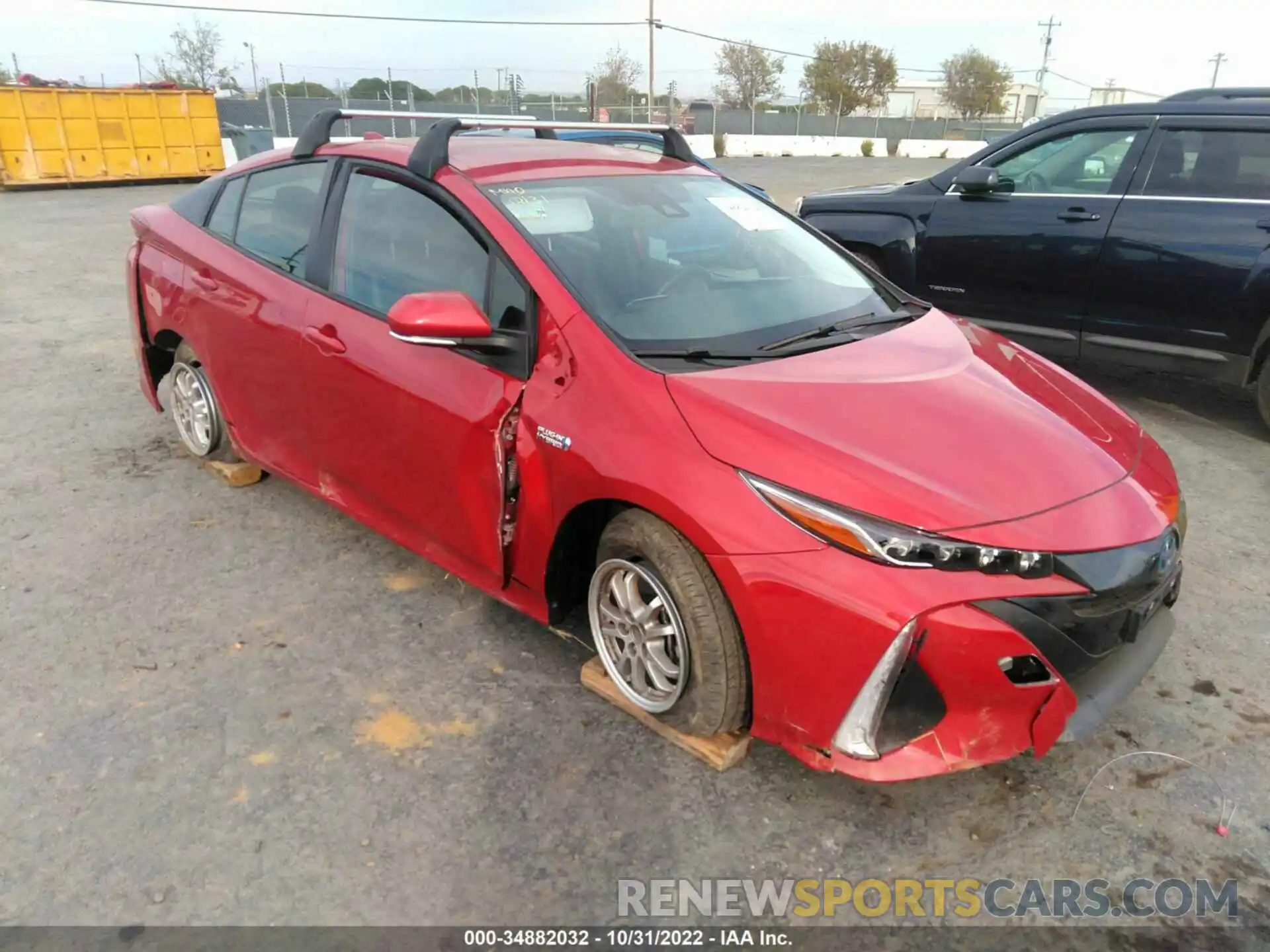 1 Фотография поврежденного автомобиля JTDKAMFPXM3189584 TOYOTA PRIUS PRIME 2021