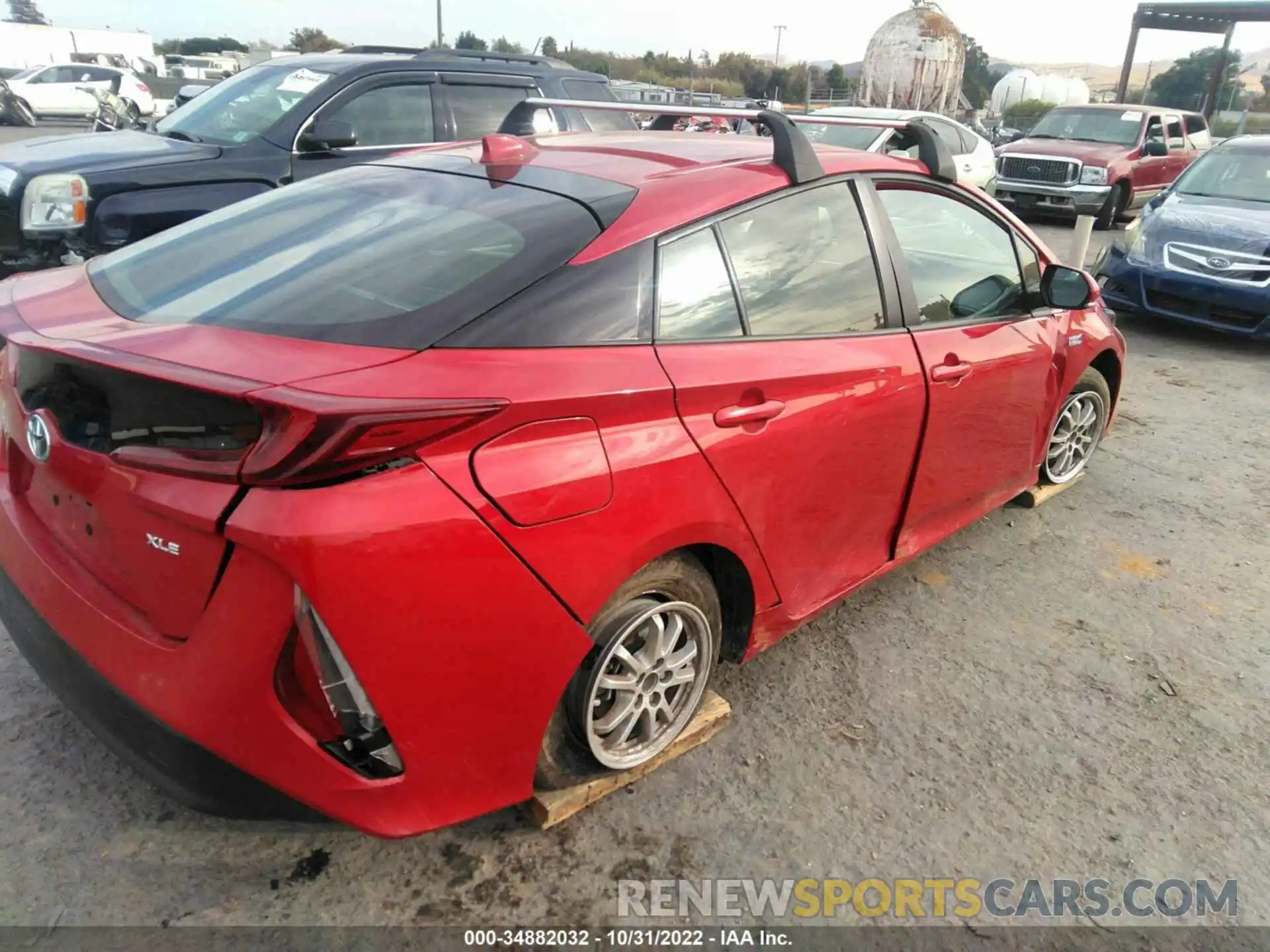 4 Фотография поврежденного автомобиля JTDKAMFPXM3189584 TOYOTA PRIUS PRIME 2021