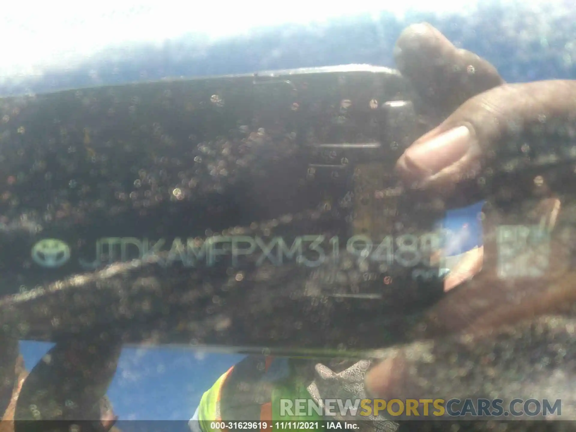 9 Photograph of a damaged car JTDKAMFPXM3194851 TOYOTA PRIUS PRIME 2021