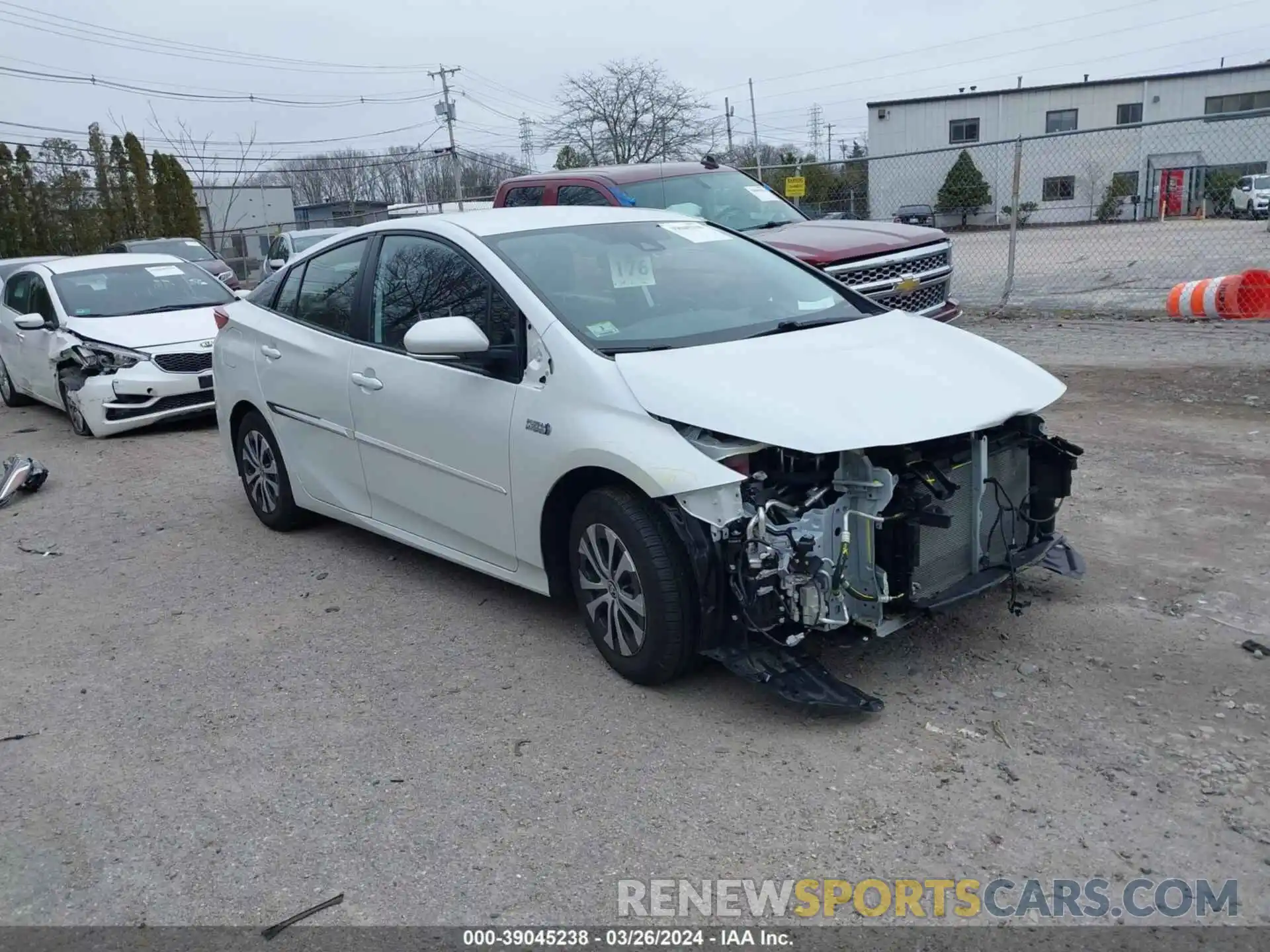 1 Photograph of a damaged car JTDKAMFP0N3208841 TOYOTA PRIUS PRIME 2022