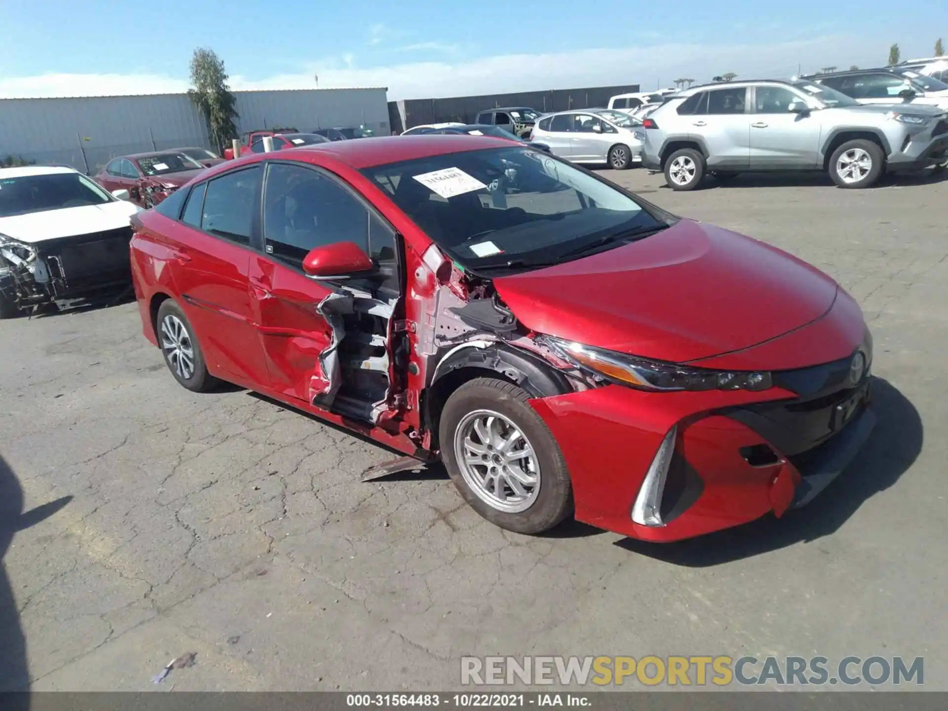 6 Photograph of a damaged car JTDKAMFP1N3197977 TOYOTA PRIUS PRIME 2022