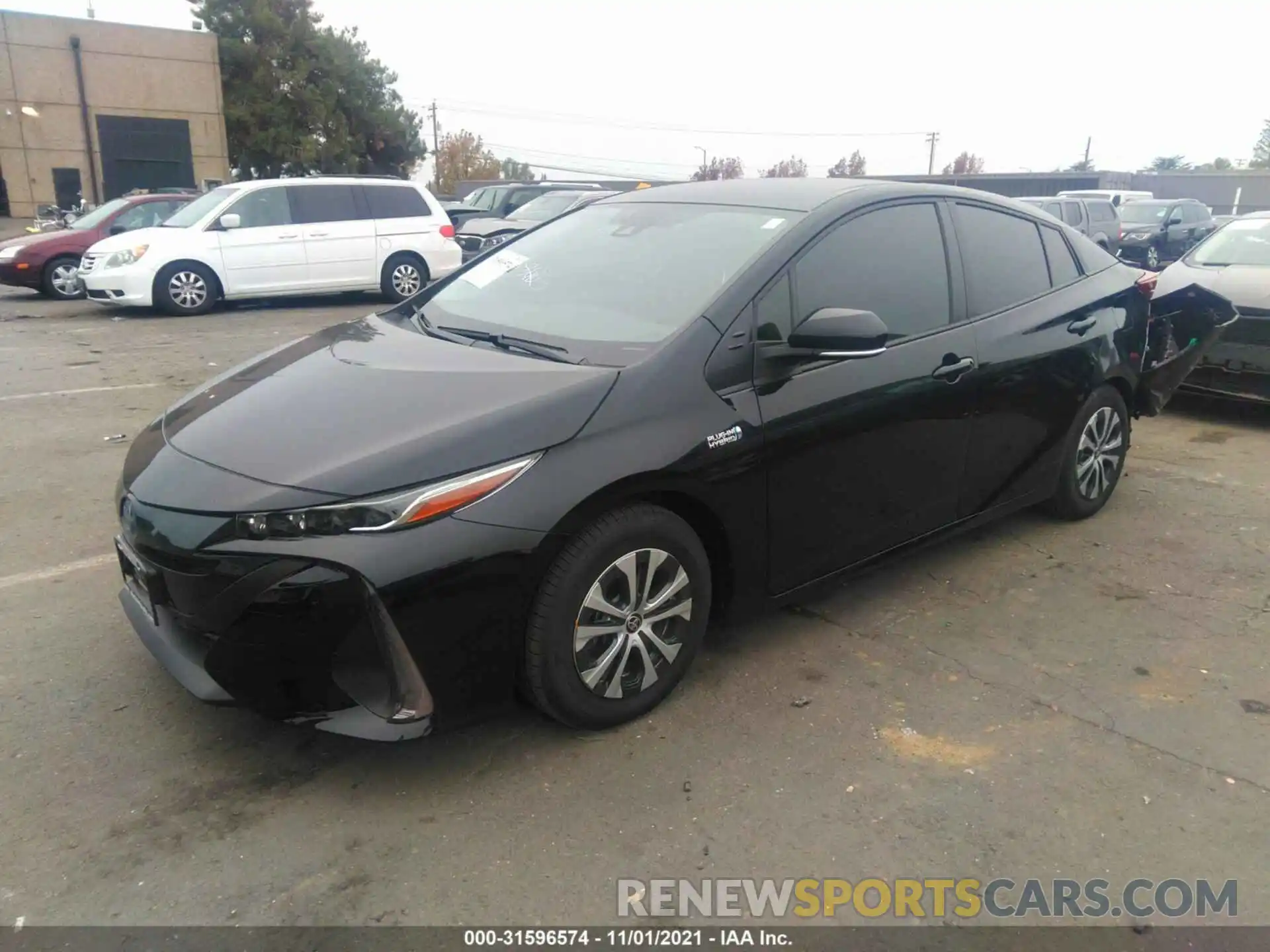 2 Photograph of a damaged car JTDKAMFP1N3202692 TOYOTA PRIUS PRIME 2022