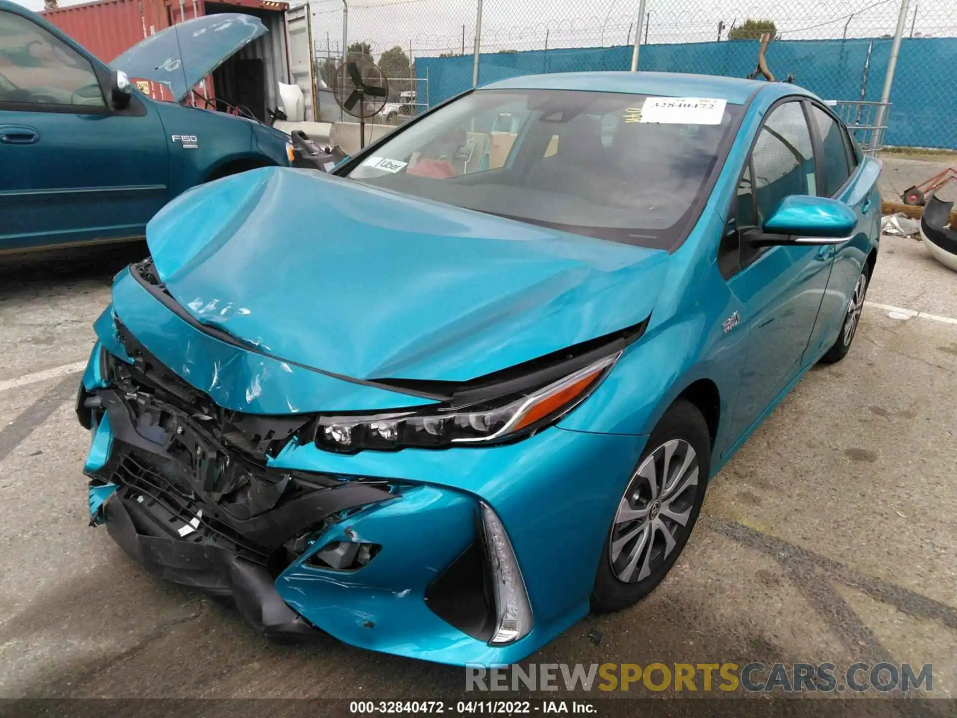 2 Photograph of a damaged car JTDKAMFP3N3209370 TOYOTA PRIUS PRIME 2022