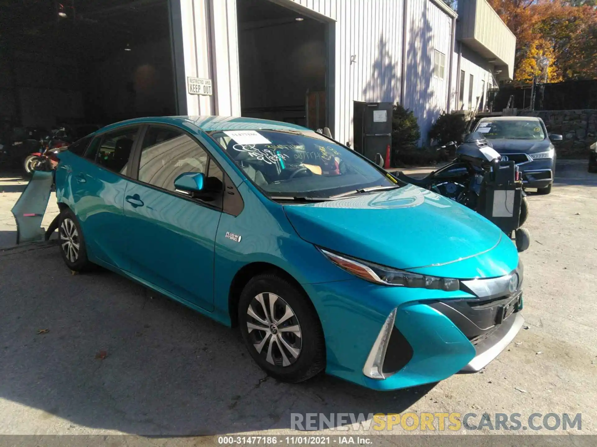 1 Photograph of a damaged car JTDKAMFP4N3200564 TOYOTA PRIUS PRIME 2022