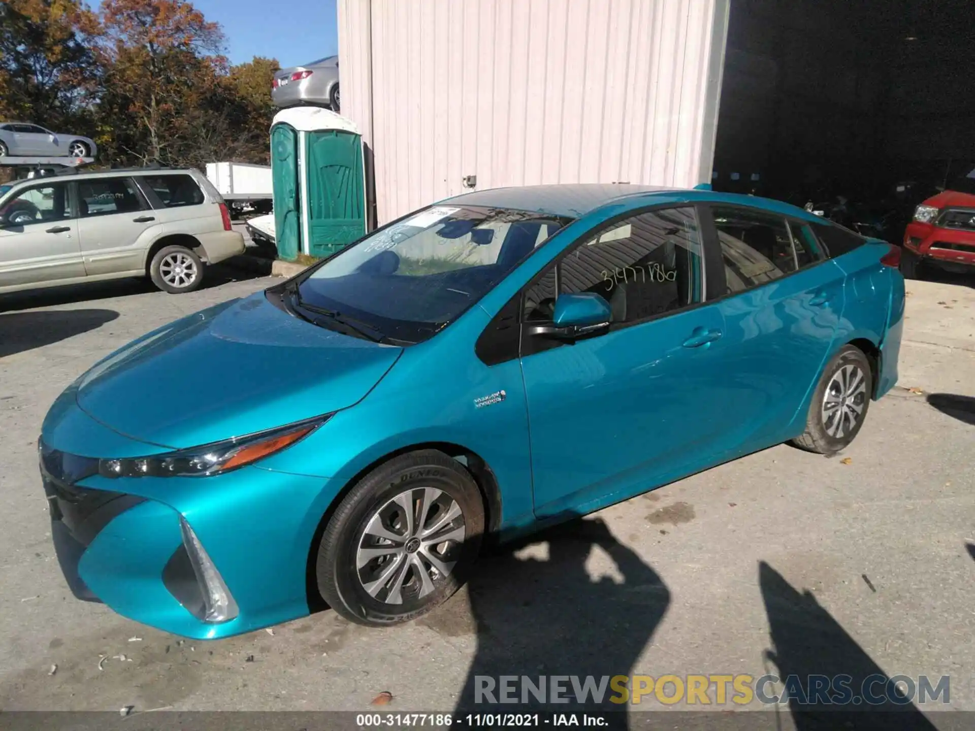 2 Photograph of a damaged car JTDKAMFP4N3200564 TOYOTA PRIUS PRIME 2022