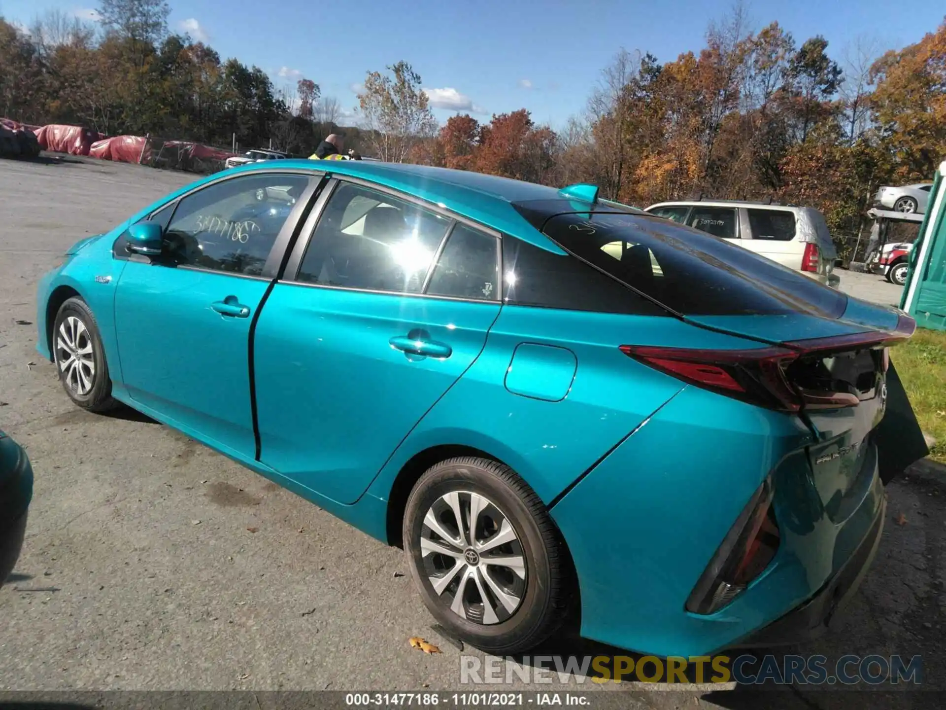 3 Photograph of a damaged car JTDKAMFP4N3200564 TOYOTA PRIUS PRIME 2022