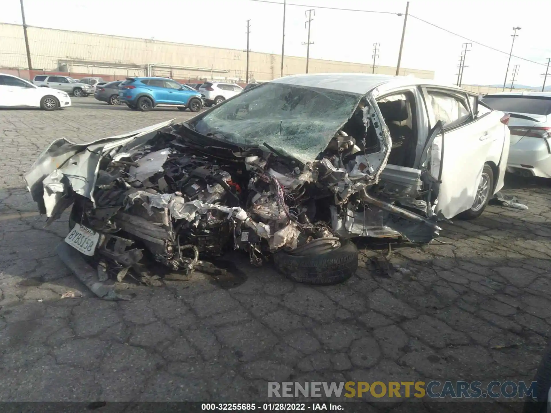 2 Photograph of a damaged car JTDKAMFP4N3200614 TOYOTA PRIUS PRIME 2022