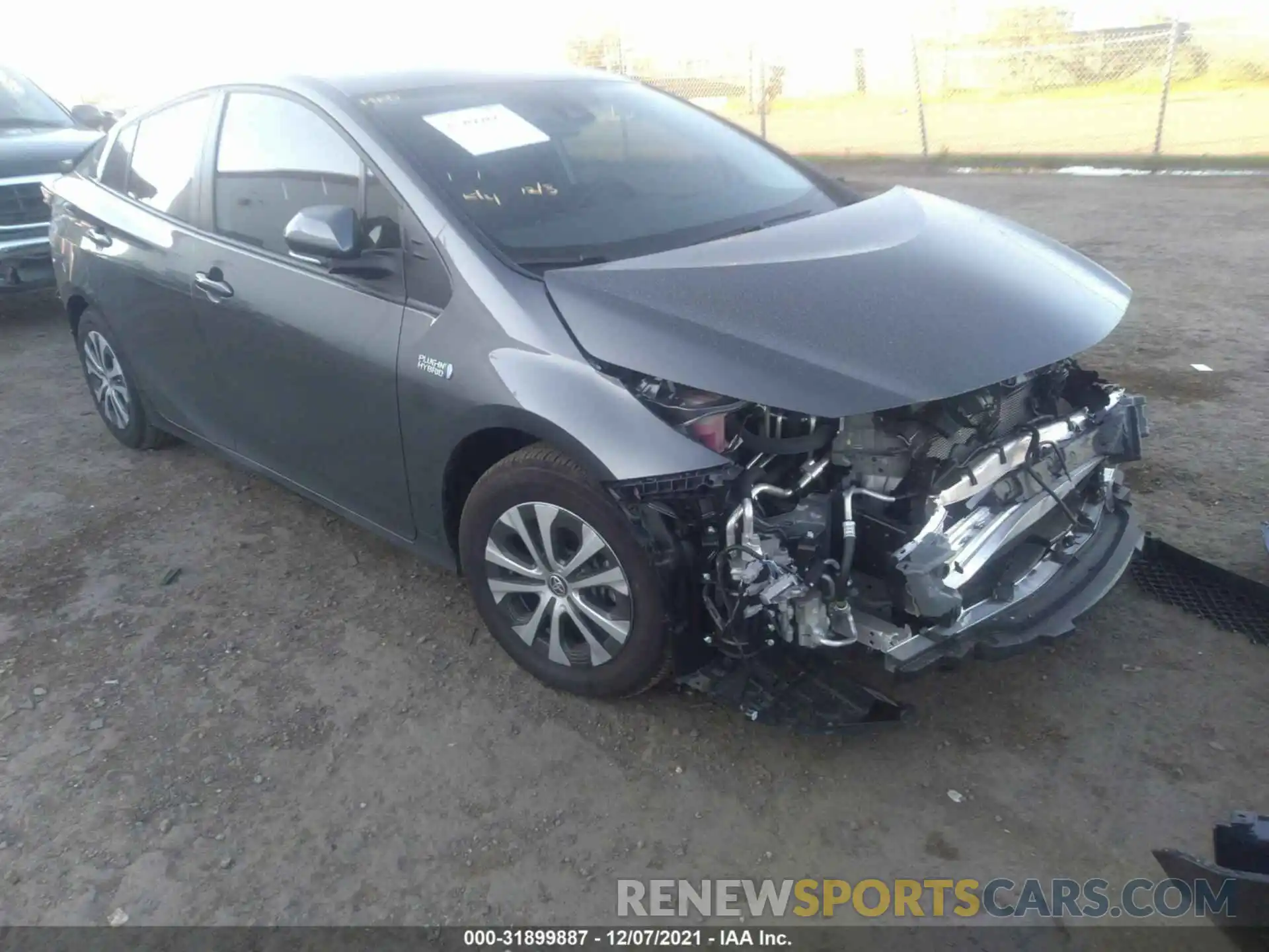 1 Photograph of a damaged car JTDKAMFP5N3197819 TOYOTA PRIUS PRIME 2022