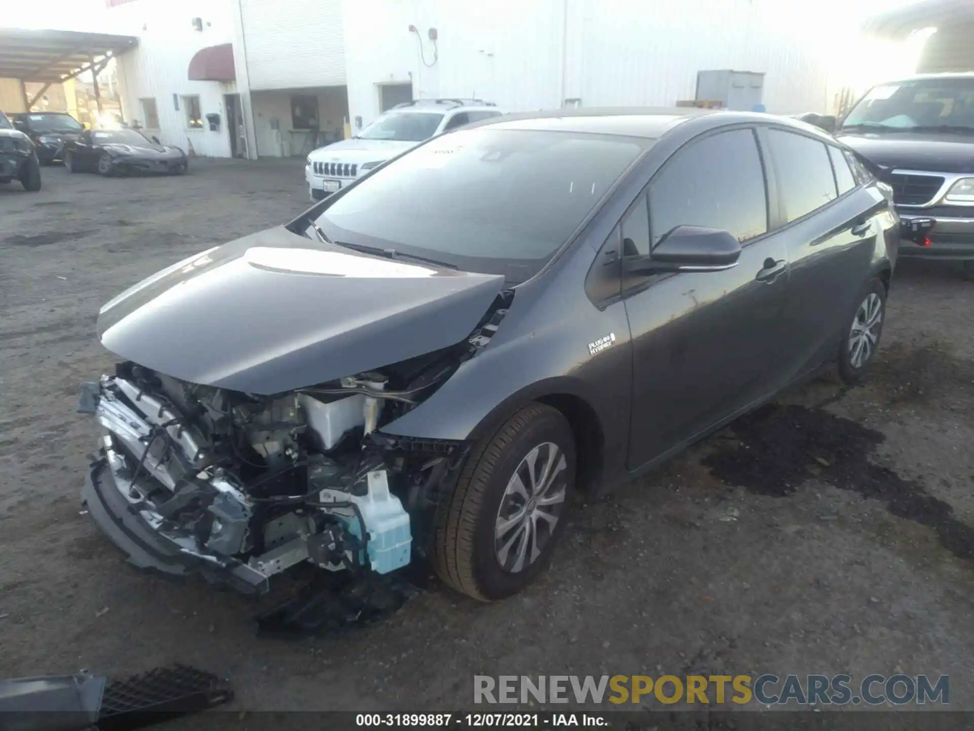 2 Photograph of a damaged car JTDKAMFP5N3197819 TOYOTA PRIUS PRIME 2022