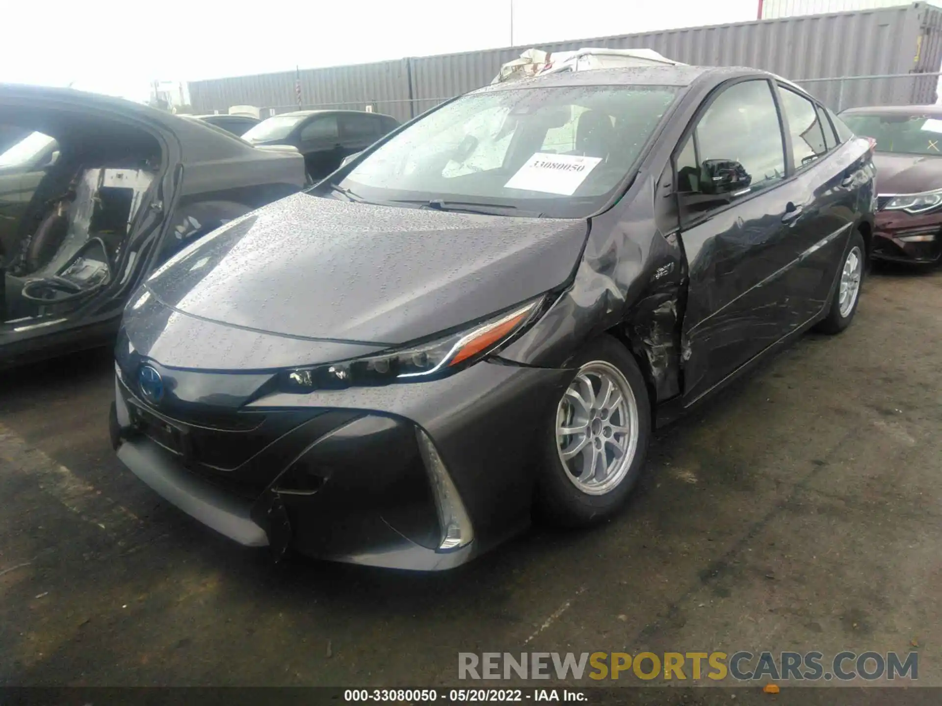 2 Photograph of a damaged car JTDKAMFP5N3210178 TOYOTA PRIUS PRIME 2022