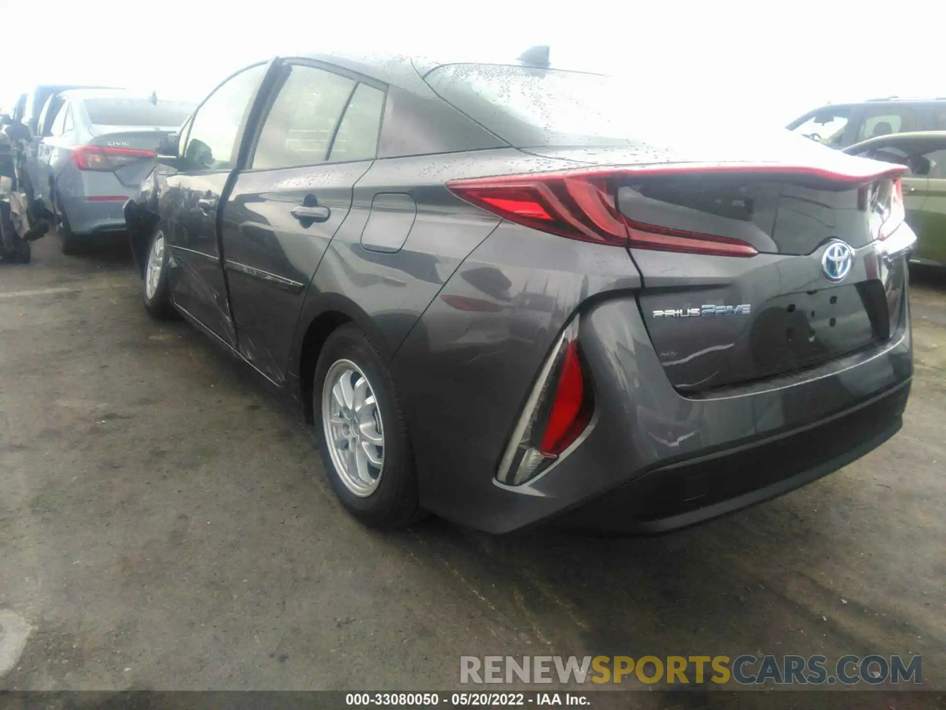 3 Photograph of a damaged car JTDKAMFP5N3210178 TOYOTA PRIUS PRIME 2022