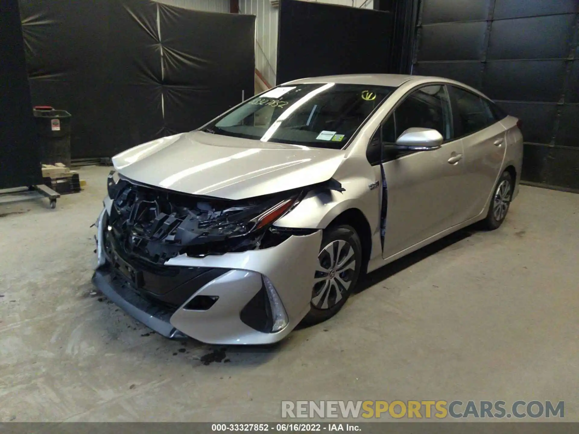 2 Photograph of a damaged car JTDKAMFP5N3214277 TOYOTA PRIUS PRIME 2022