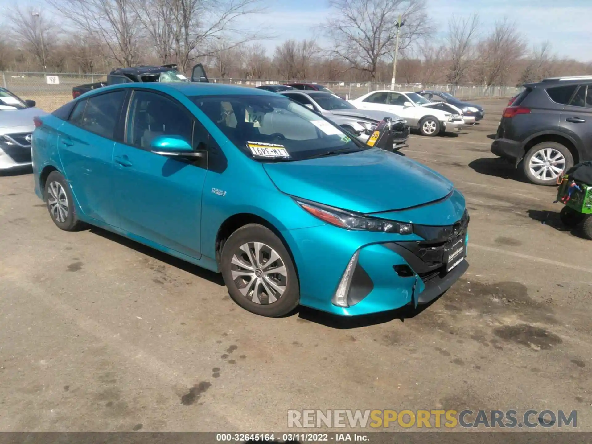 1 Photograph of a damaged car JTDKAMFP7N3200283 TOYOTA PRIUS PRIME 2022