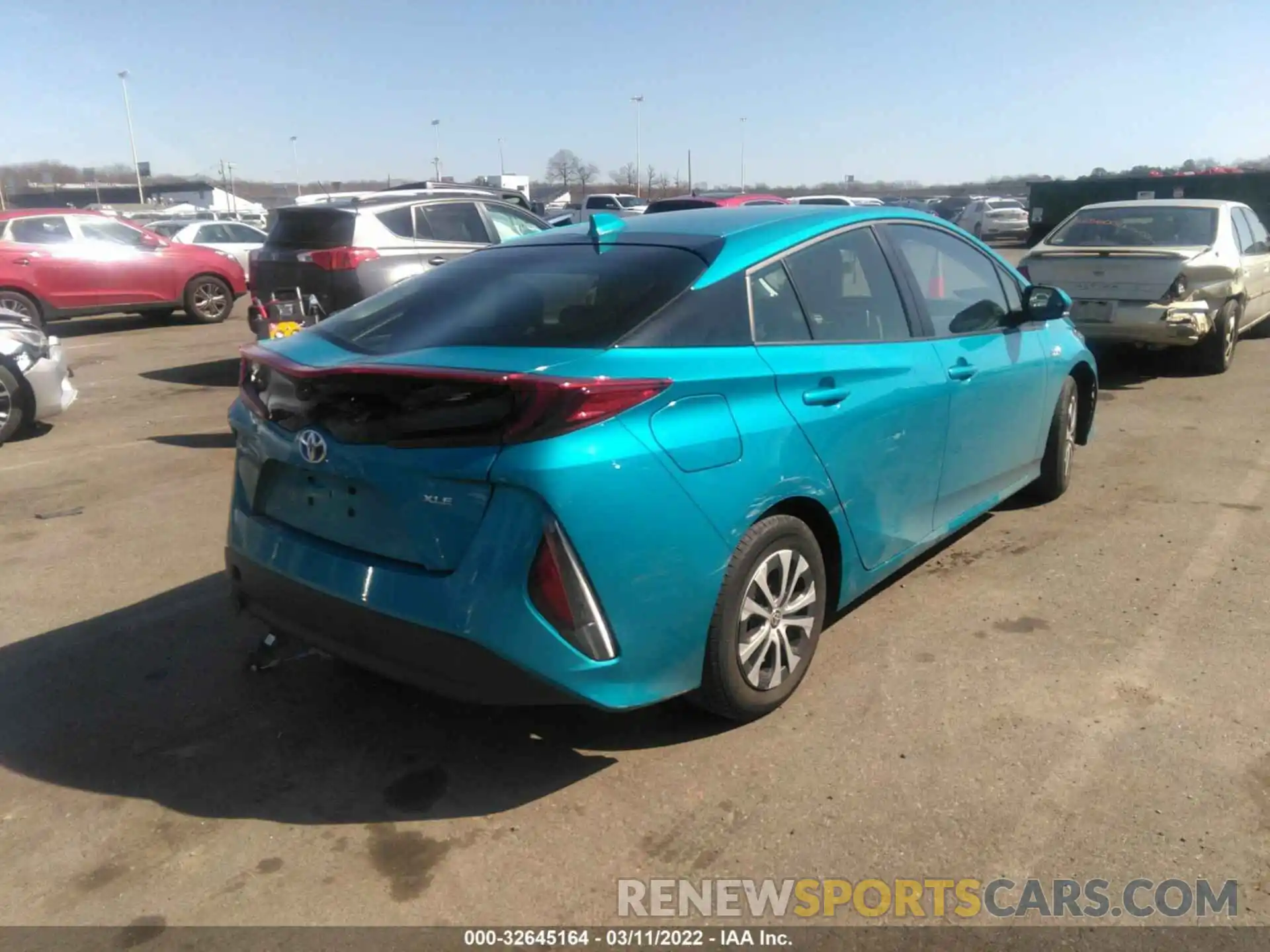 4 Фотография поврежденного автомобиля JTDKAMFP7N3200283 TOYOTA PRIUS PRIME 2022