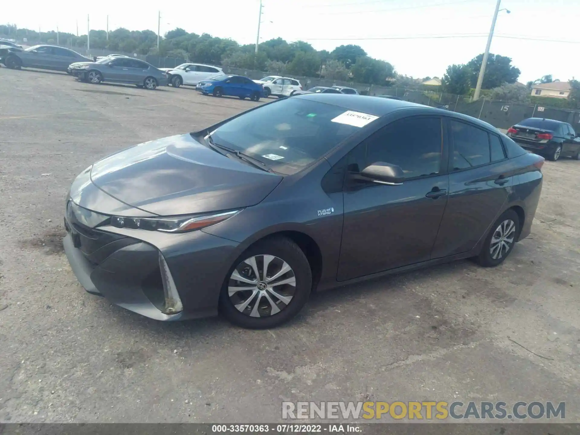 2 Photograph of a damaged car JTDKAMFP7N3201904 TOYOTA PRIUS PRIME 2022