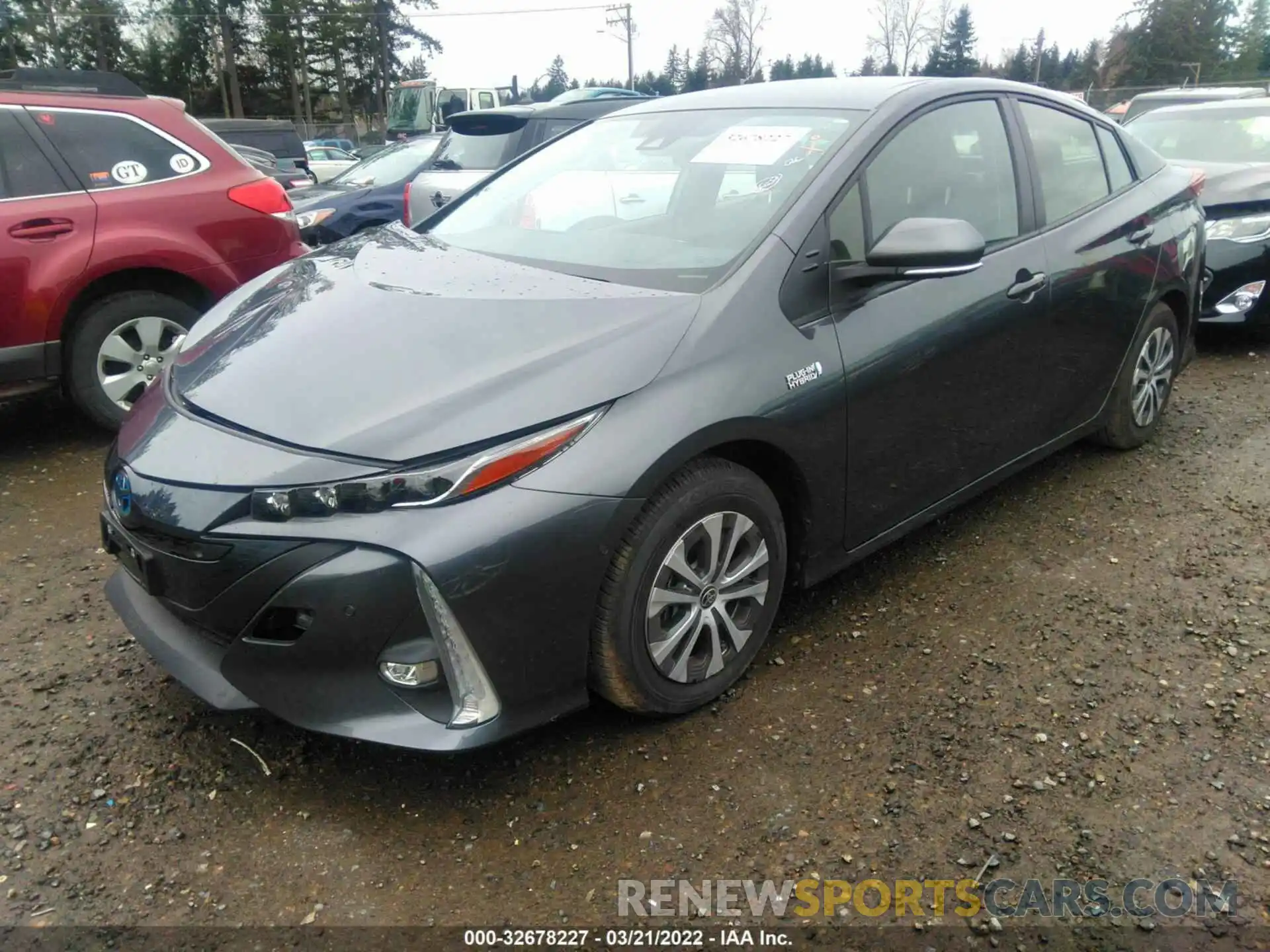 2 Photograph of a damaged car JTDKAMFP7N3207587 TOYOTA PRIUS PRIME 2022