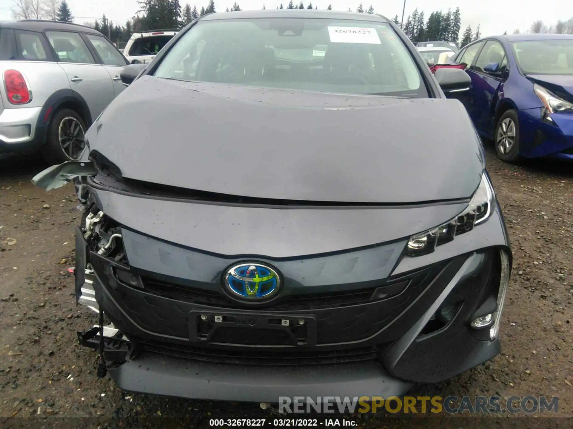 6 Photograph of a damaged car JTDKAMFP7N3207587 TOYOTA PRIUS PRIME 2022