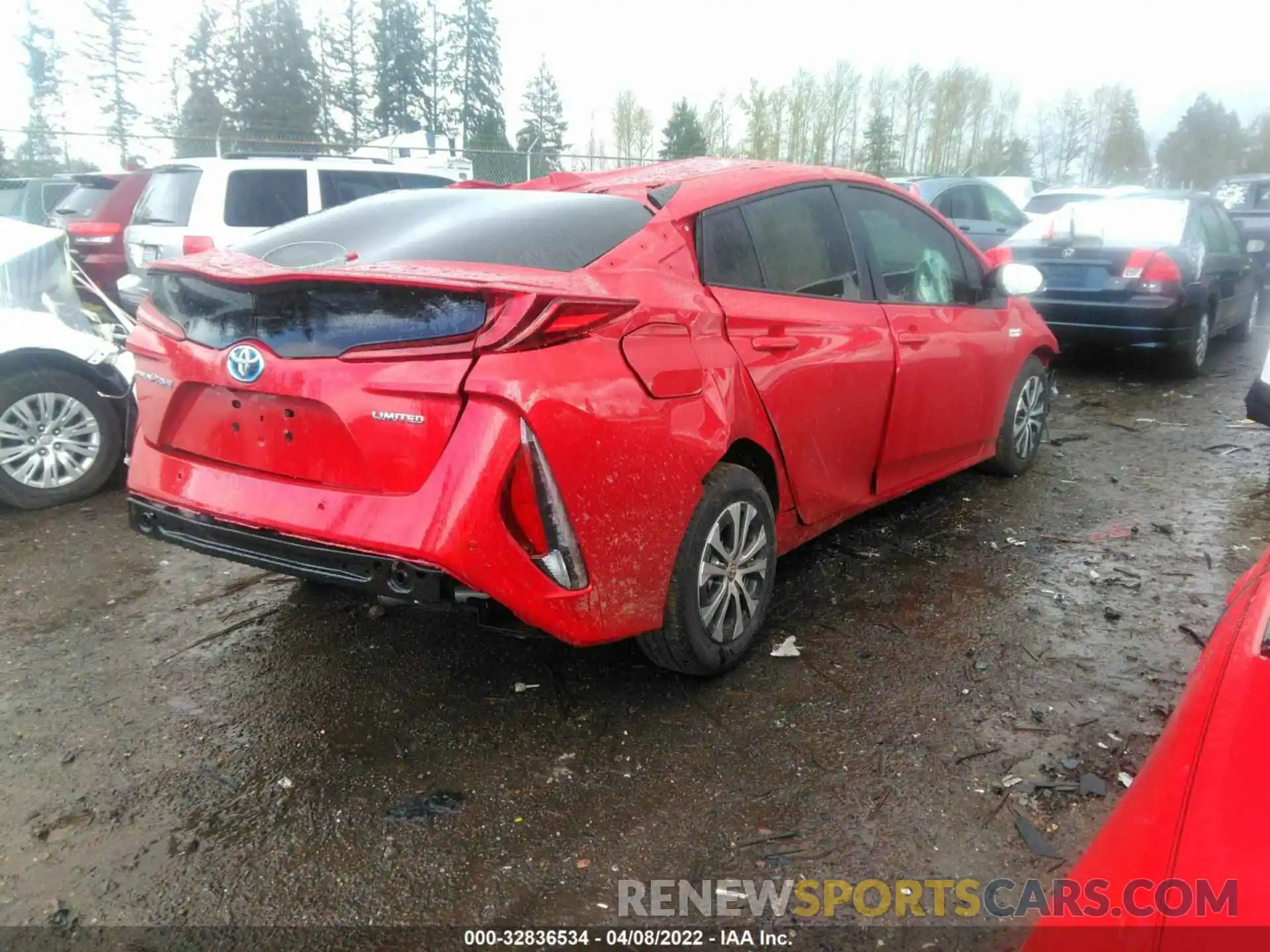 4 Photograph of a damaged car JTDKAMFP7N3208206 TOYOTA PRIUS PRIME 2022